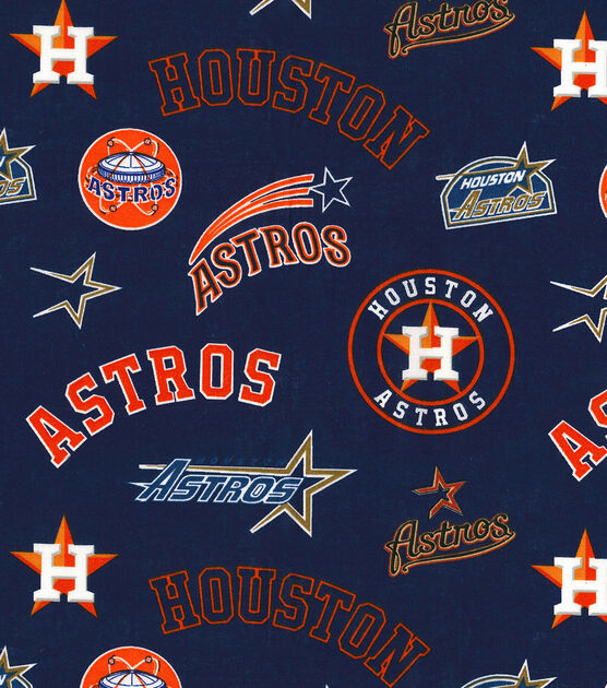 Houston Astros Scrunchie Cooperstown print